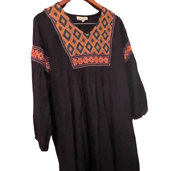 World Market Boho Embroidered Dress Size Small Medium - Picture 5 of 10